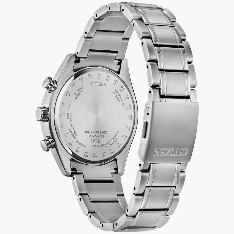 Tsuki-yomi A-T Purple Dial Super Titanium Bracelet BY1010-81Z Tsuki-yomi A-T Purple Dial Super Titanium Bracelet BY1010-81Z